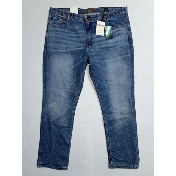Alesbury Men's Eco Jeans Straight Leg Medium Blue Jeans Size 42X32 NWT - Picture 1 of 5